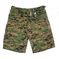 Camouflage B.D.U. Shorts - Woodland Digital Camo